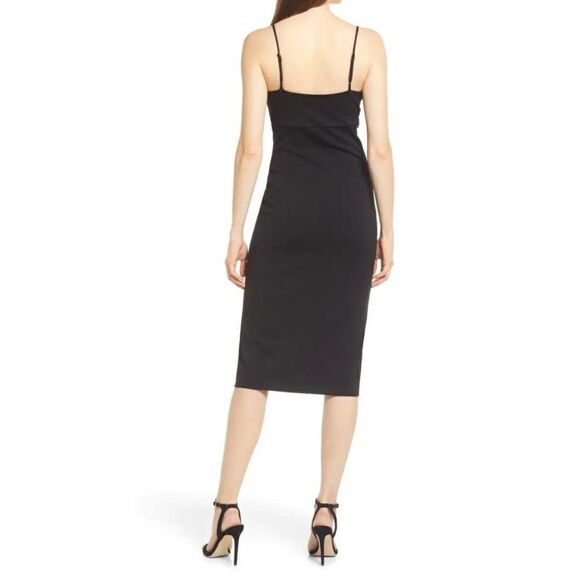New socialite | Sleeveless Cutout Midi Dress in Wine - Picture 5 of 10